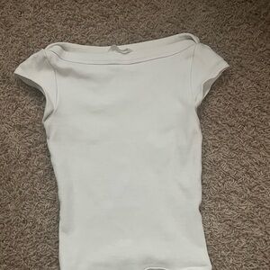 Women's White Off-Shoulder Top